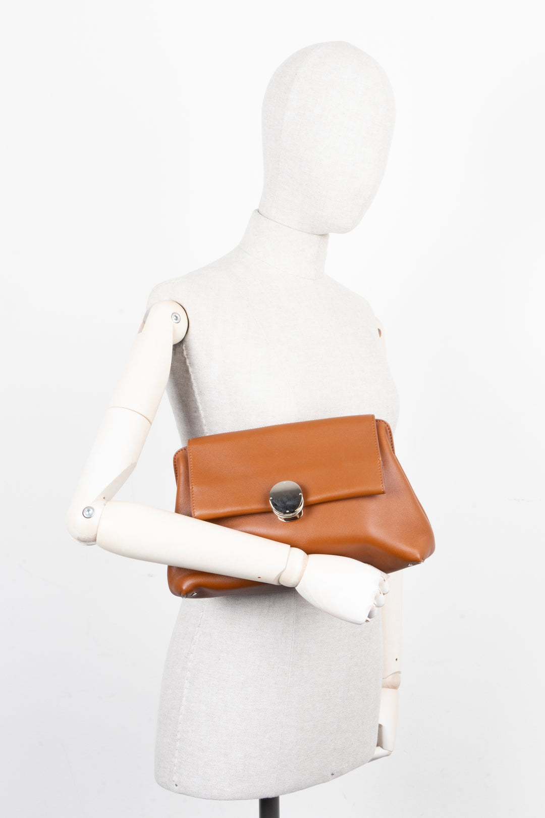CHLOÉ Penelope Clutch Brown