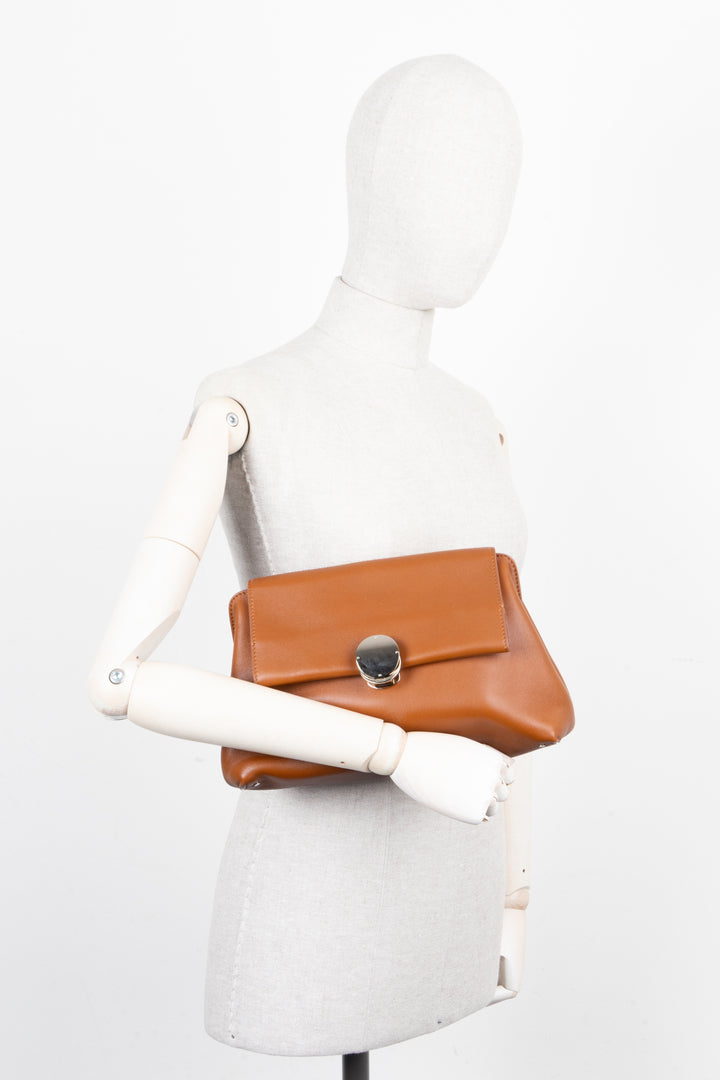 CHLOÉ Penelope Clutch Brown