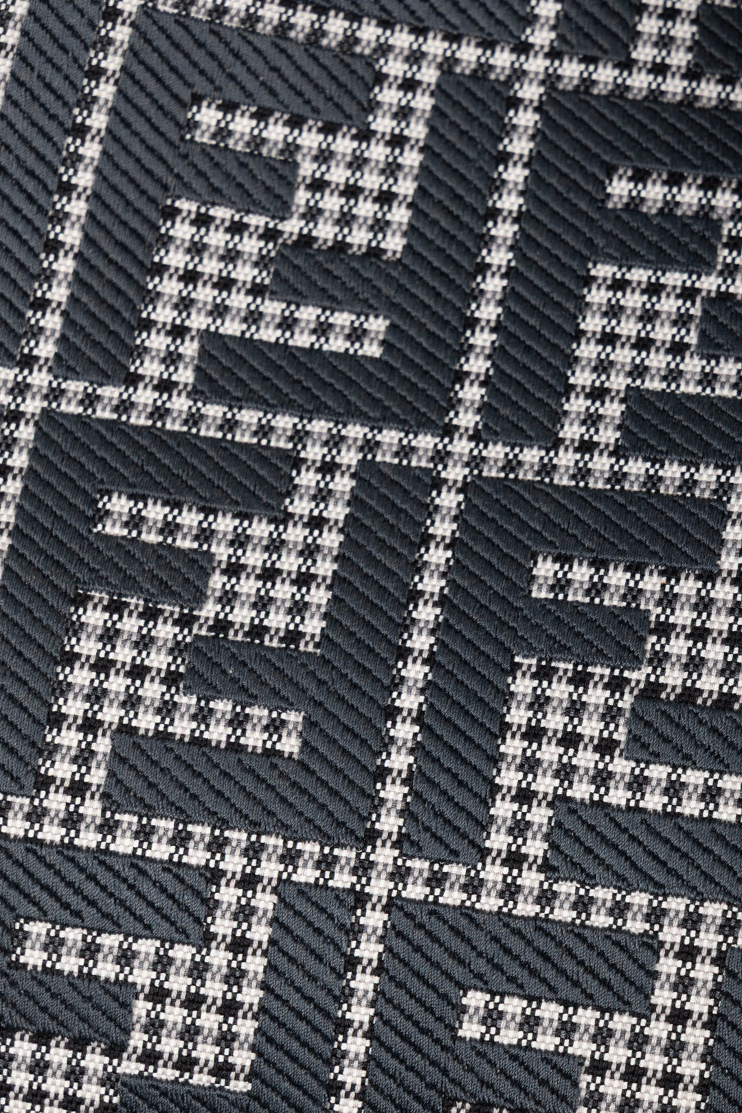 FENDI Peekaboo Zucca Print Tote Bag Petrol