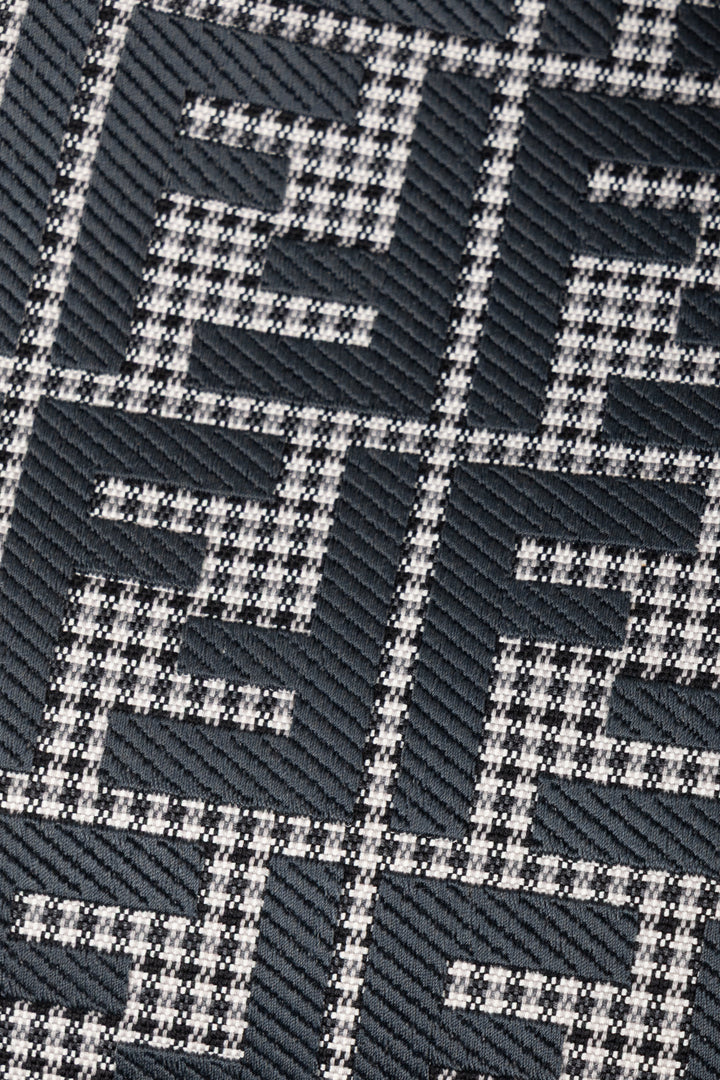 FENDI Peekaboo Zucca Print Tote Bag Petrol