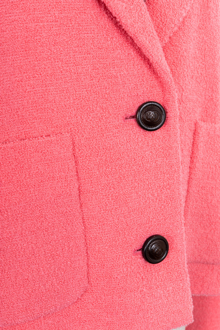 GUCCI Boxy Jacket Pink Wool