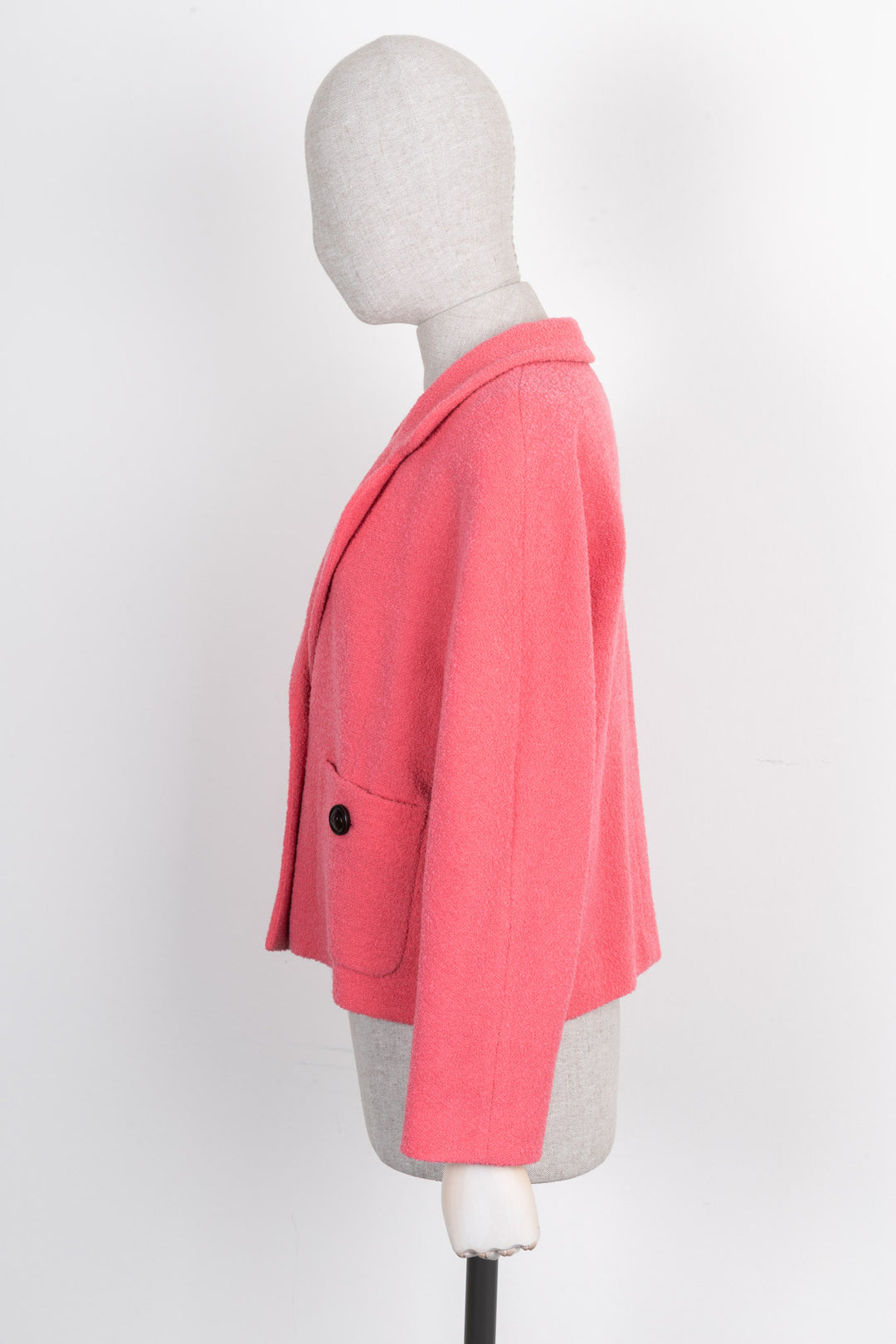 GUCCI Boxy Jacket Pink Wool