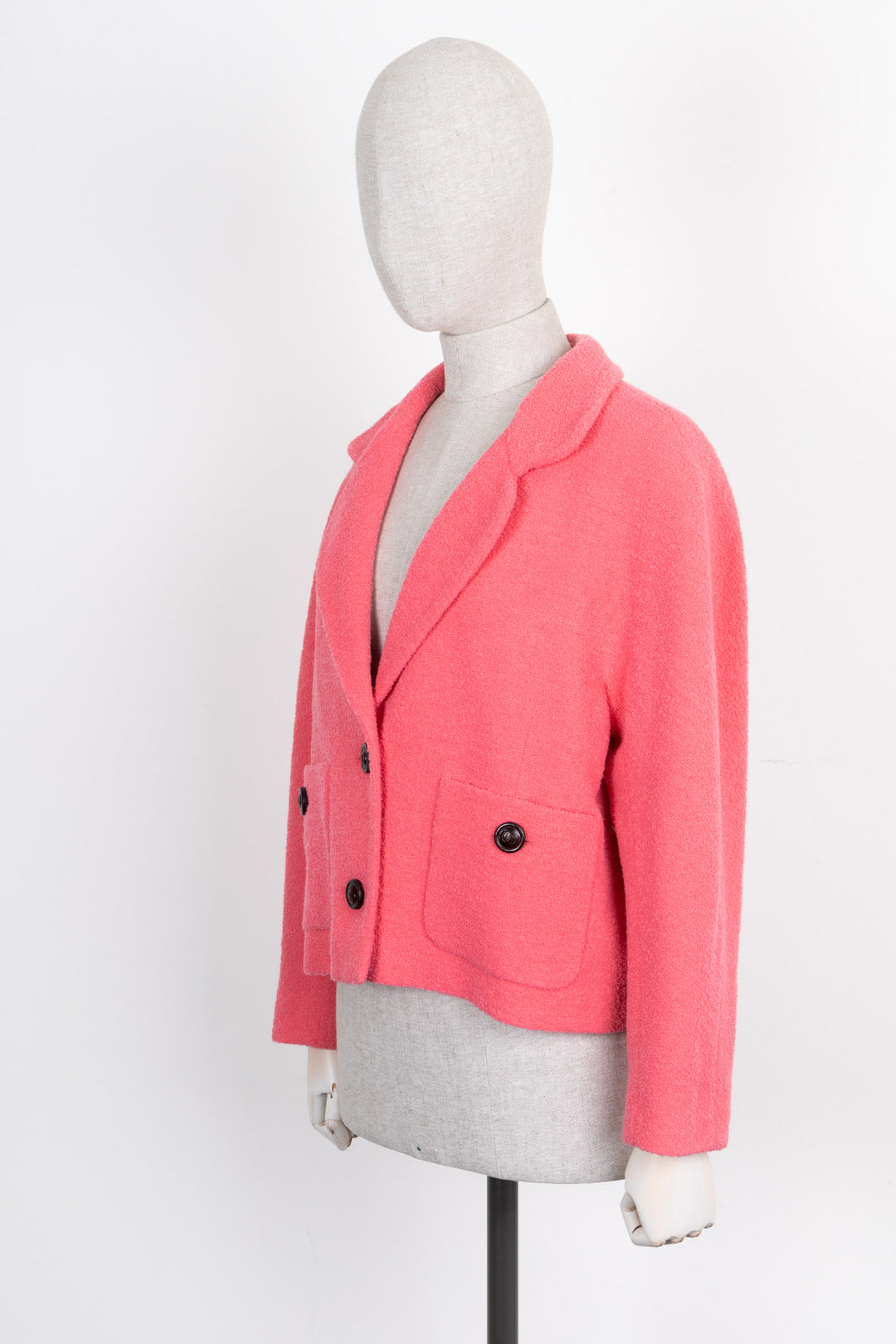 GUCCI Boxy Jacket Pink Wool