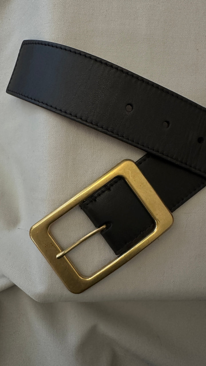 LORO PIANA Belt Leather Brown