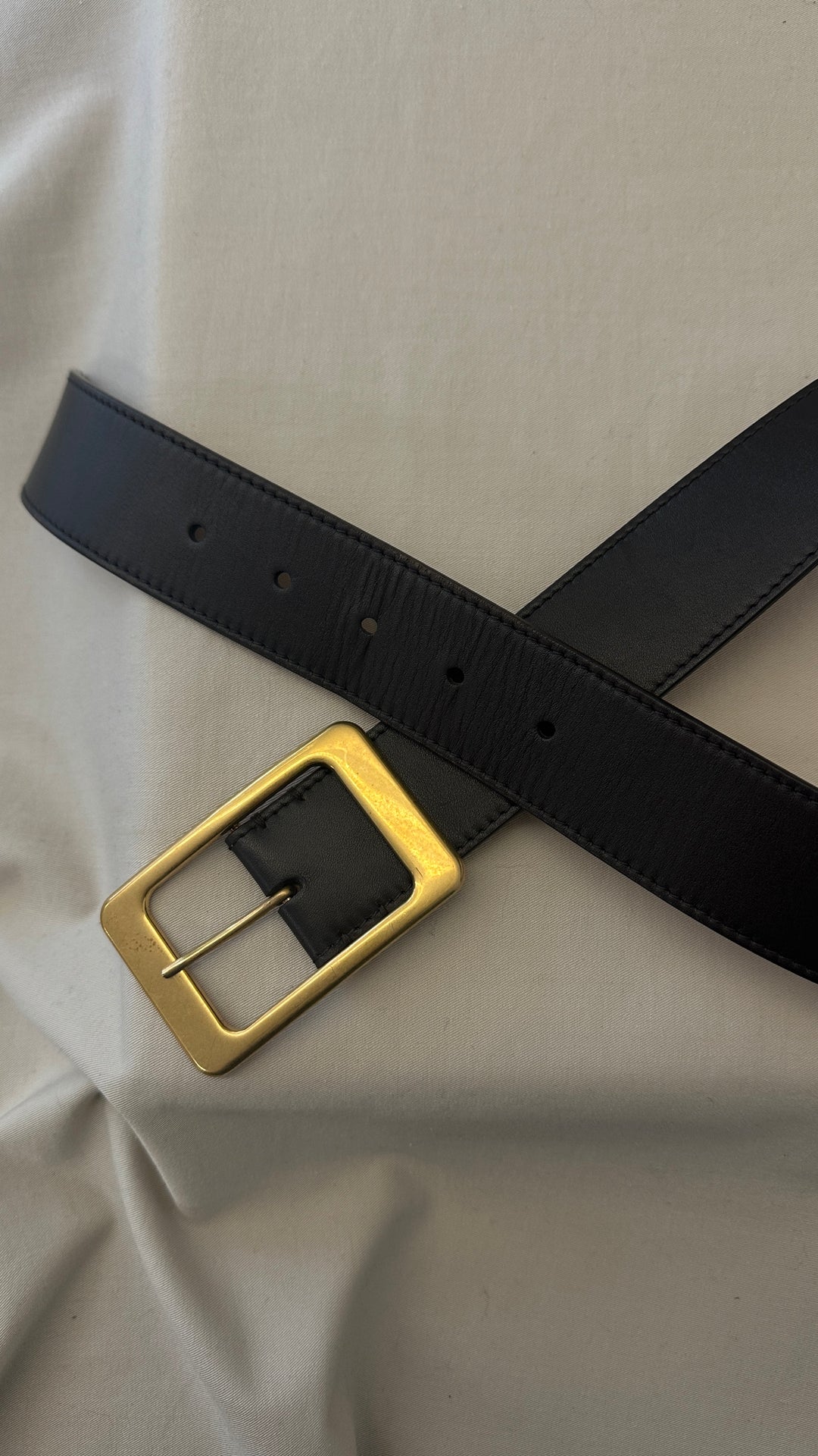 LORO PIANA Belt Leather Brown