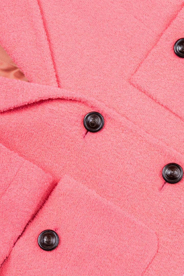 GUCCI Boxy Jacket Pink Wool