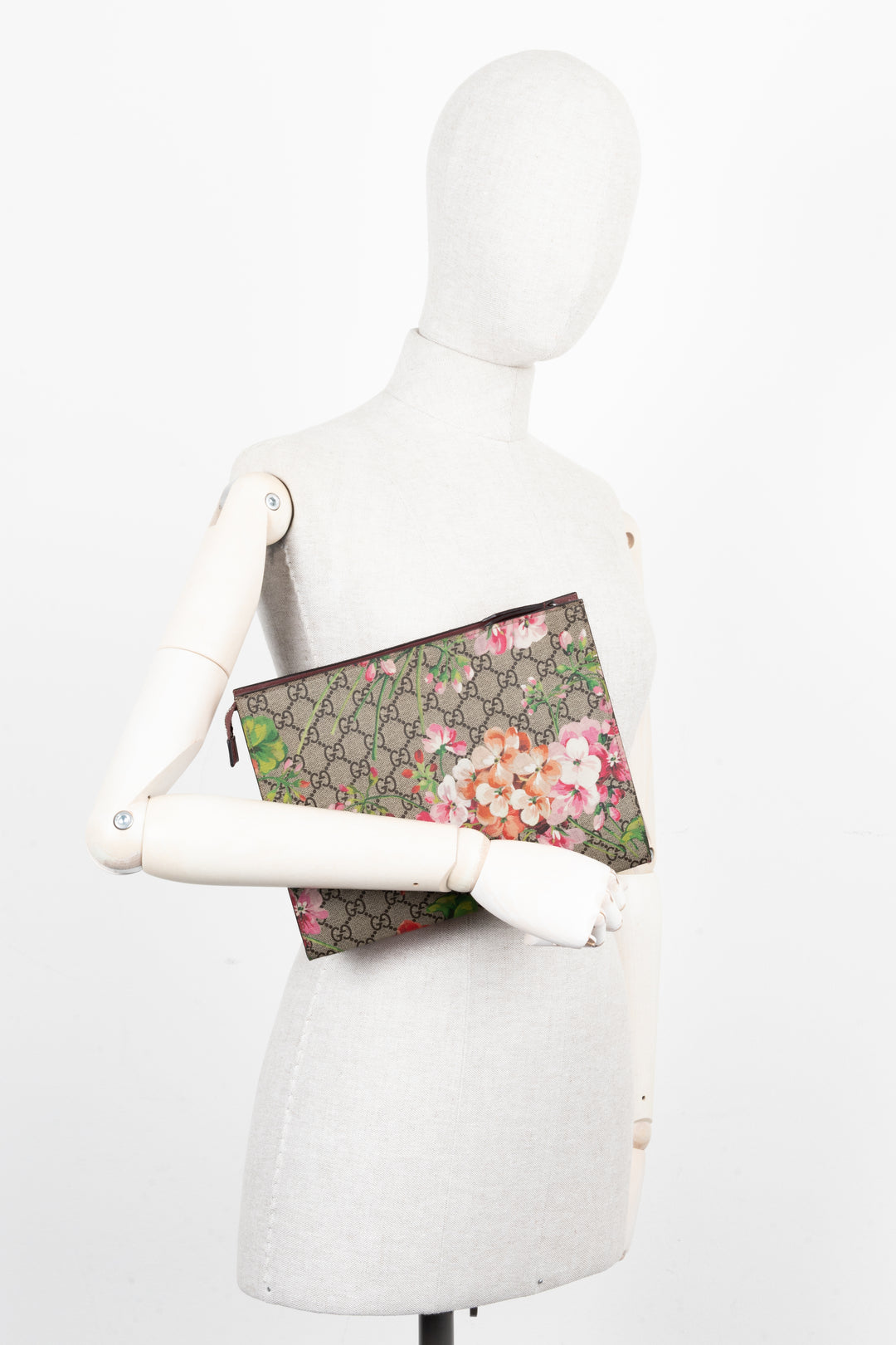 Pochette GUCCI GG Supreme Blooms grande taille