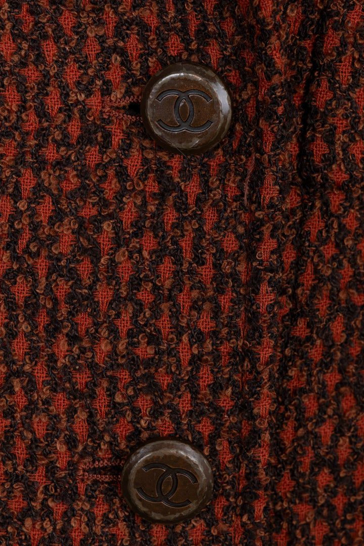 CHANEL 1998 Patch Pocket Boucle Blazer