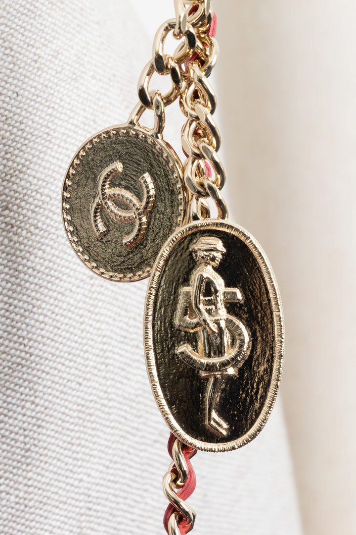 CHANEL CC Fantasy Tweed WOC Fushia