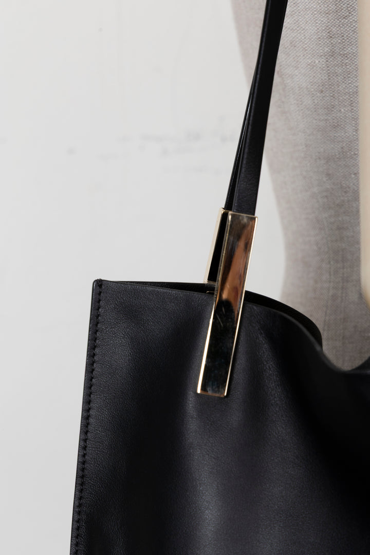 VICTORIA BECKHAM Tote Bag Leather Black