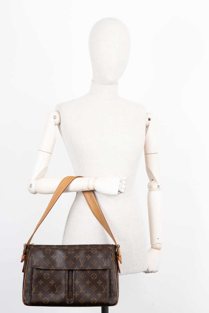 LOUIS VUITTON Viva Cite GM Bag MNG Canvas