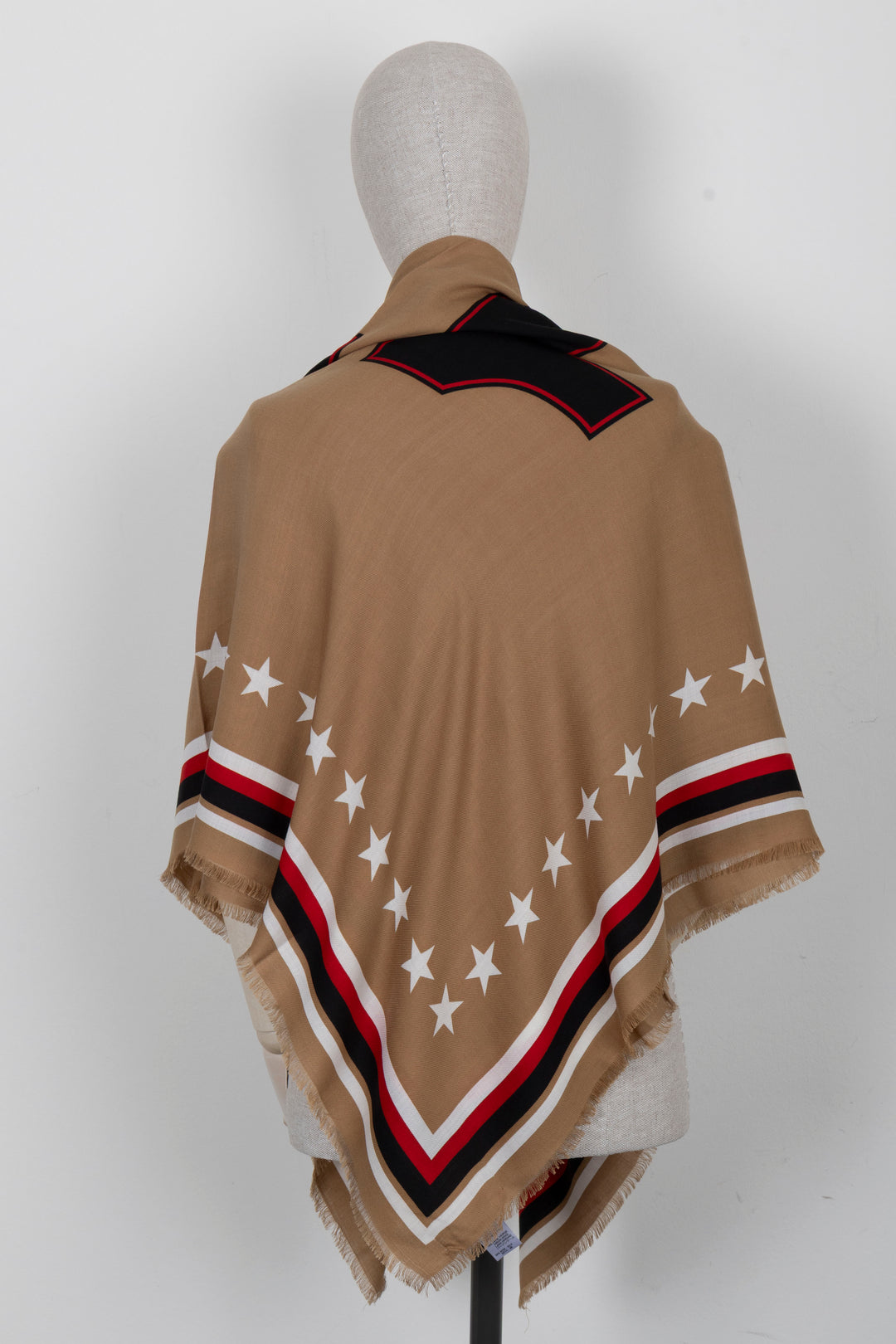 GIVENCHY 17 Scarf Wool Brown