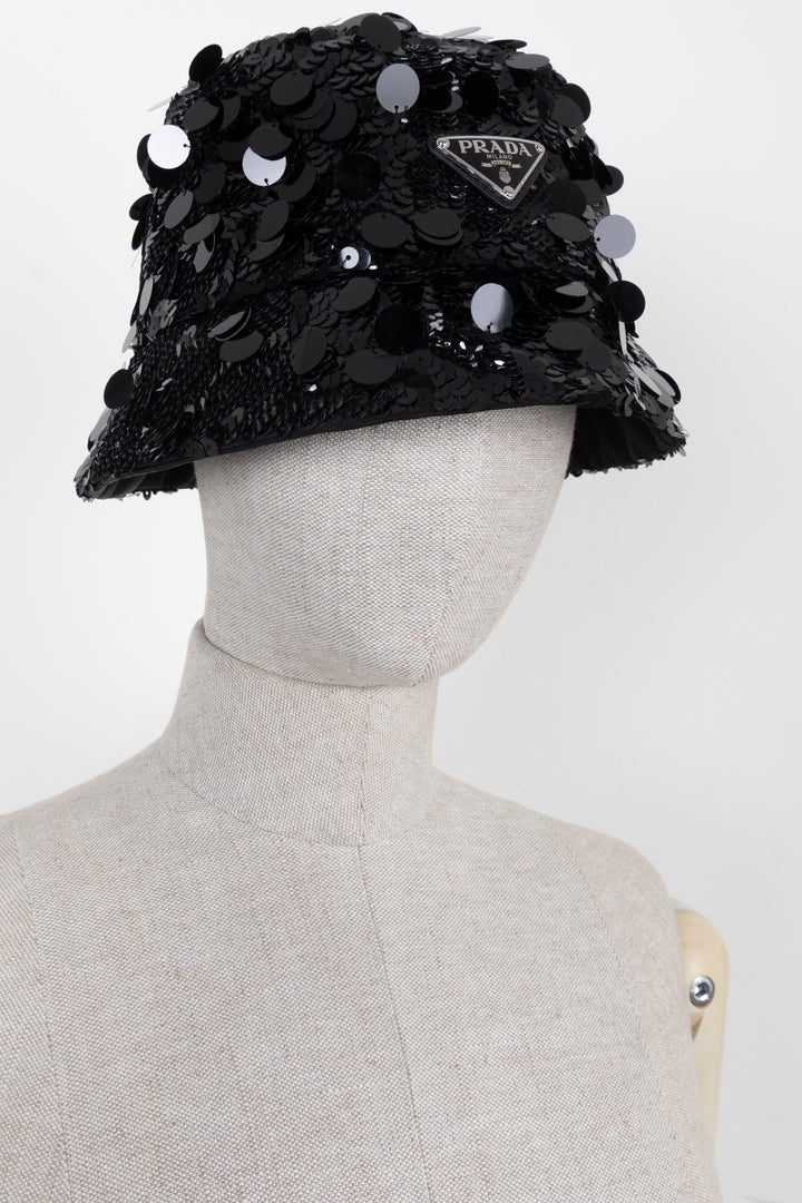 Bob PRADA en nylon re-paillettes noir