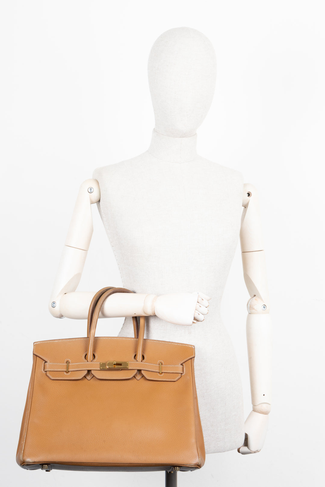 HERMÈS Birkin 35 Vache Ardenne Sesame