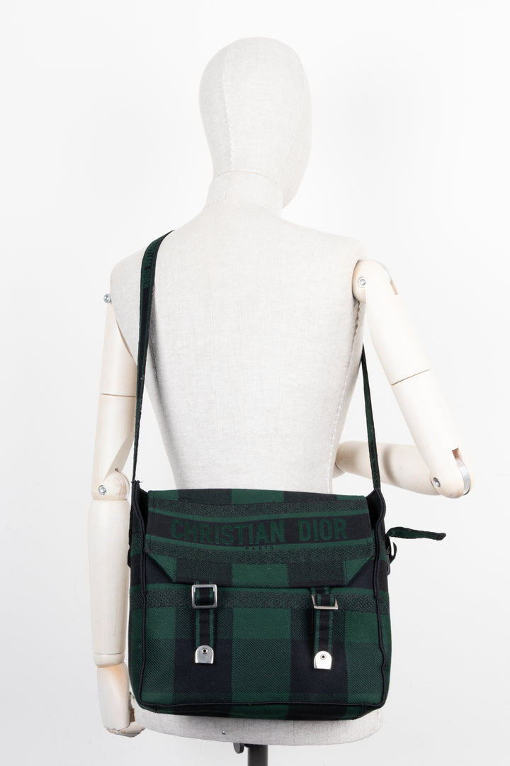CHRISTIAN DIOR Diorcamp Messenger Bag Green