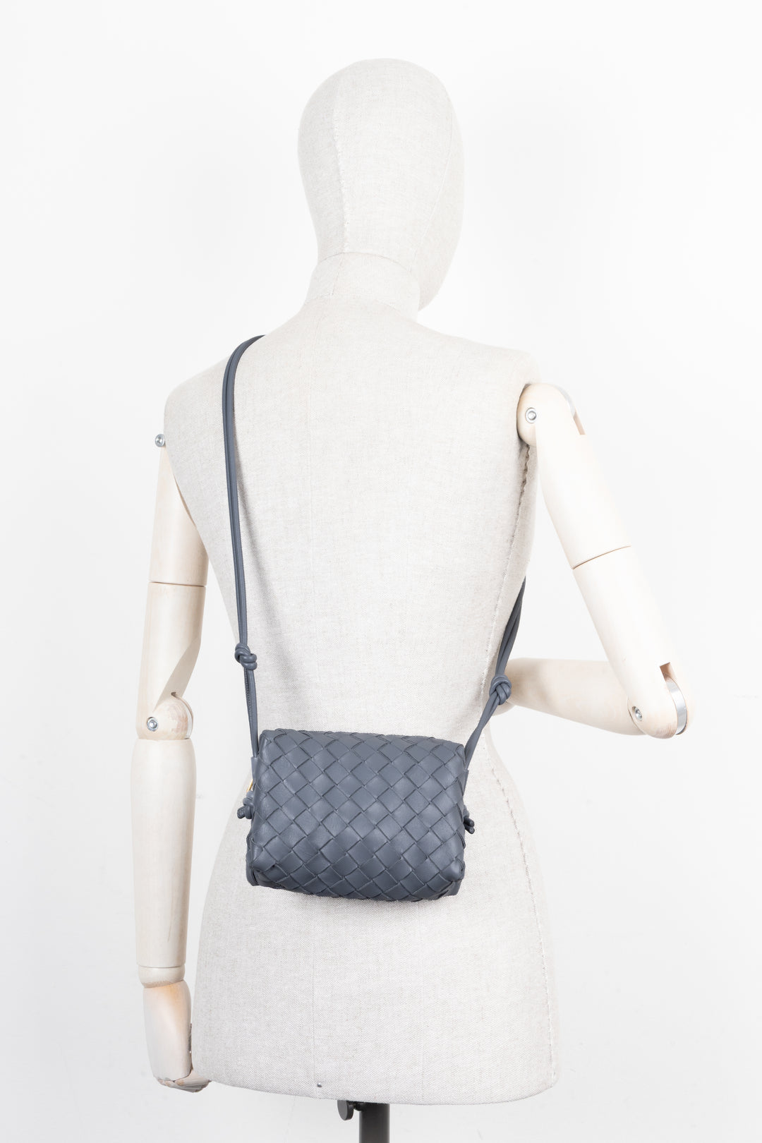 BOTTEGA VENETA Mini Loop Camera Bag Grey