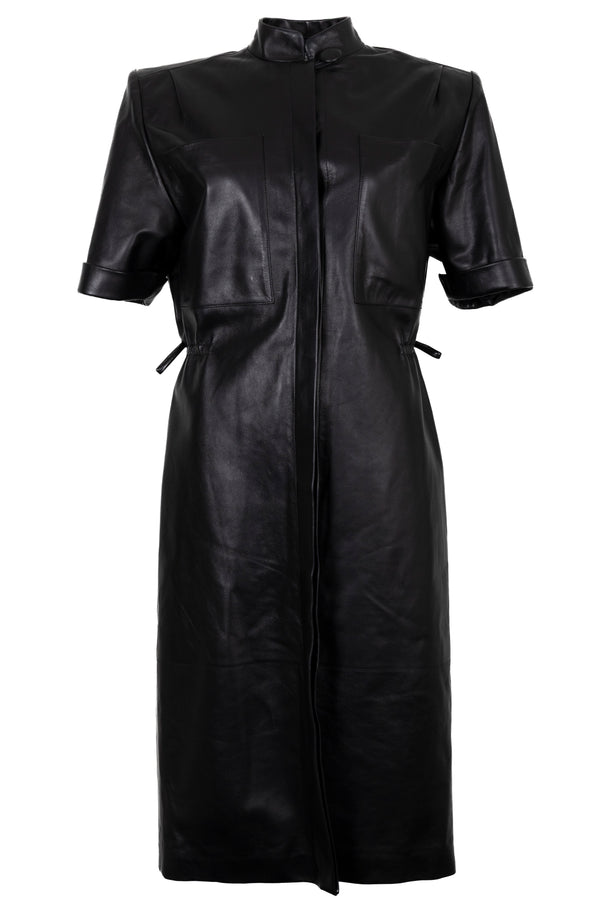 VETEMENTS Dress Lambskin Black