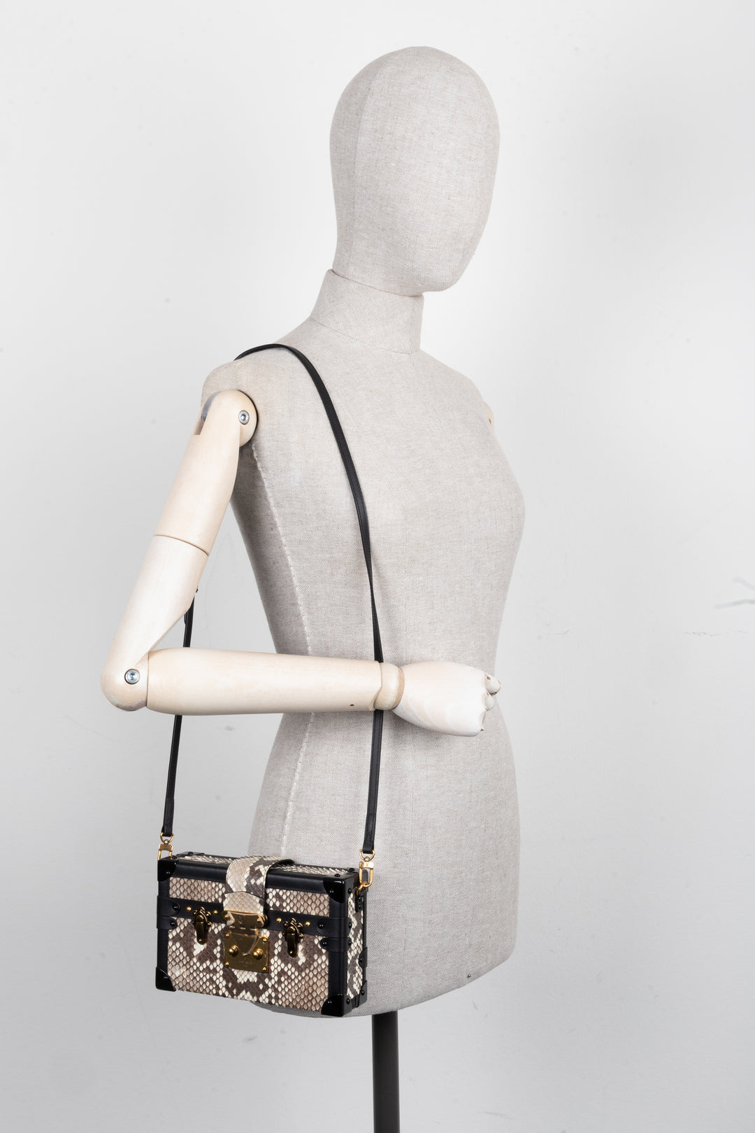 LOUIS VUITTON Petite Malle Python