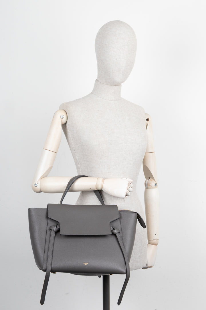 CELINE Mini Belt Bag Grey