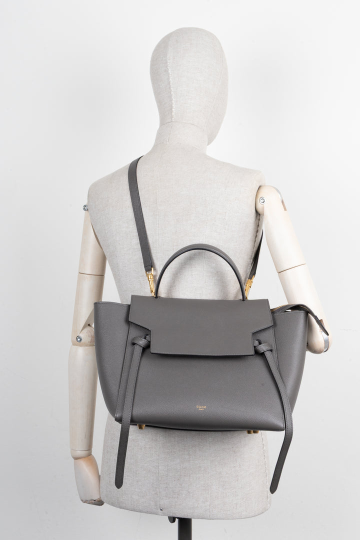 CELINE Mini Belt Bag Grey