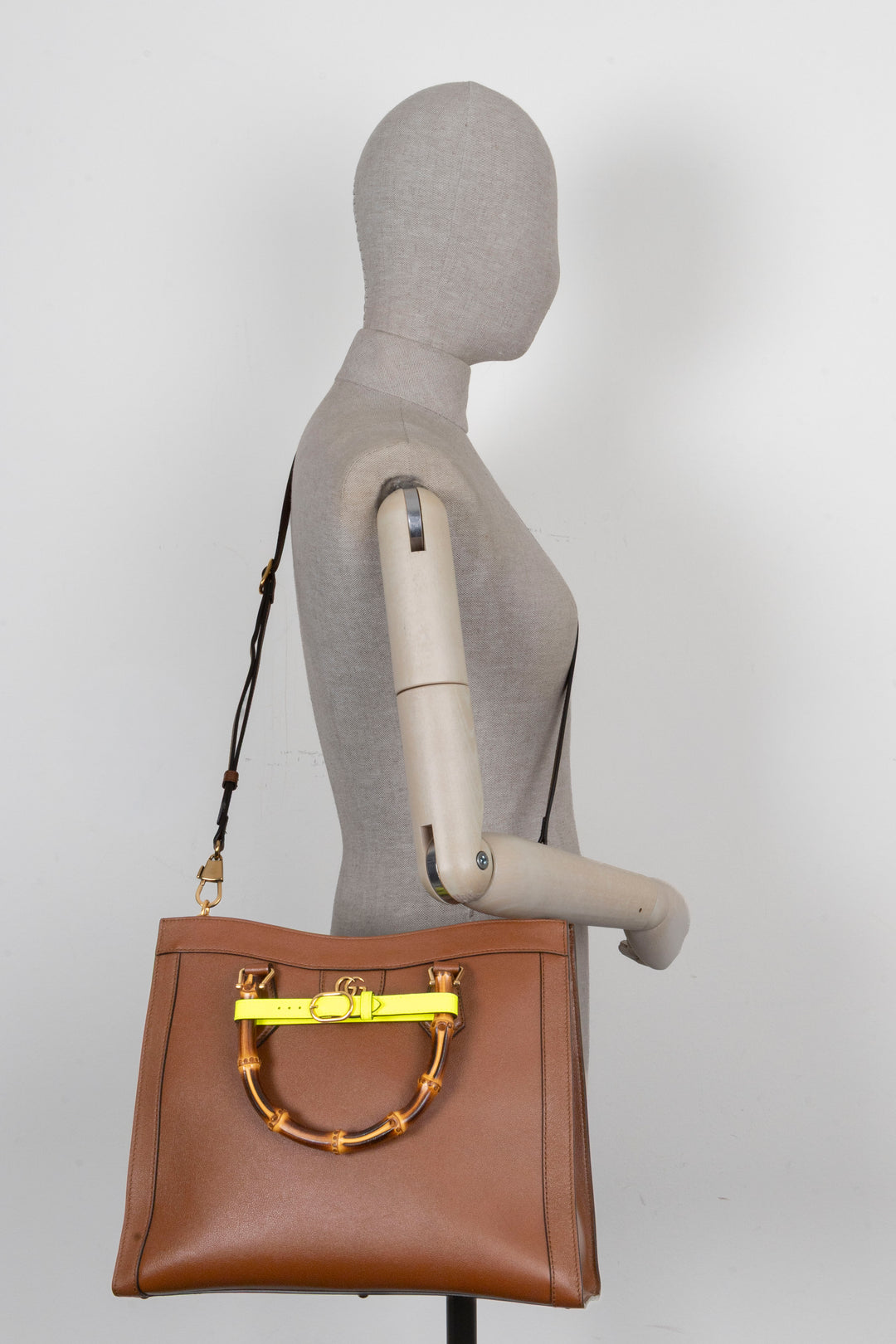 GUCCI Diana Bag Large Leather Brown