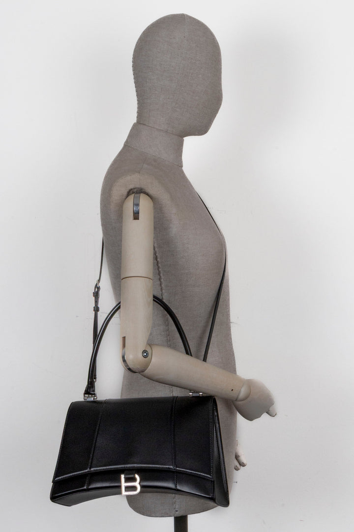 BALENCIAGA Hourglass Hinge Medium Black