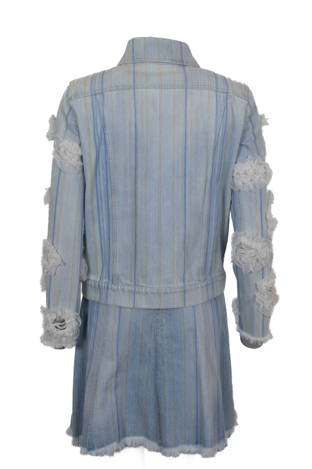 CHANEL Spring 2018 Two Piece Denim Blue