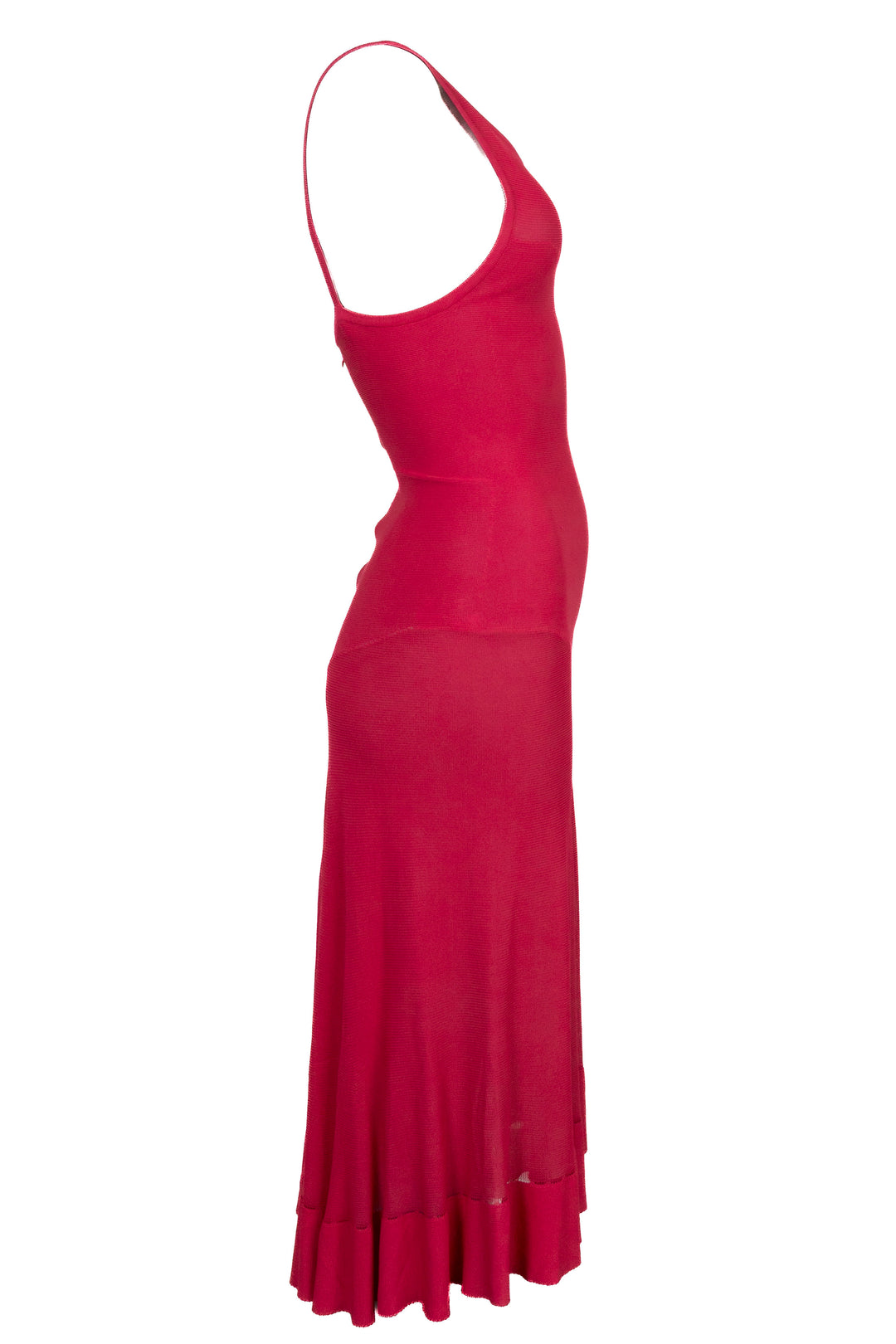 ALAÏA Ärmelloses Kleid Pink
