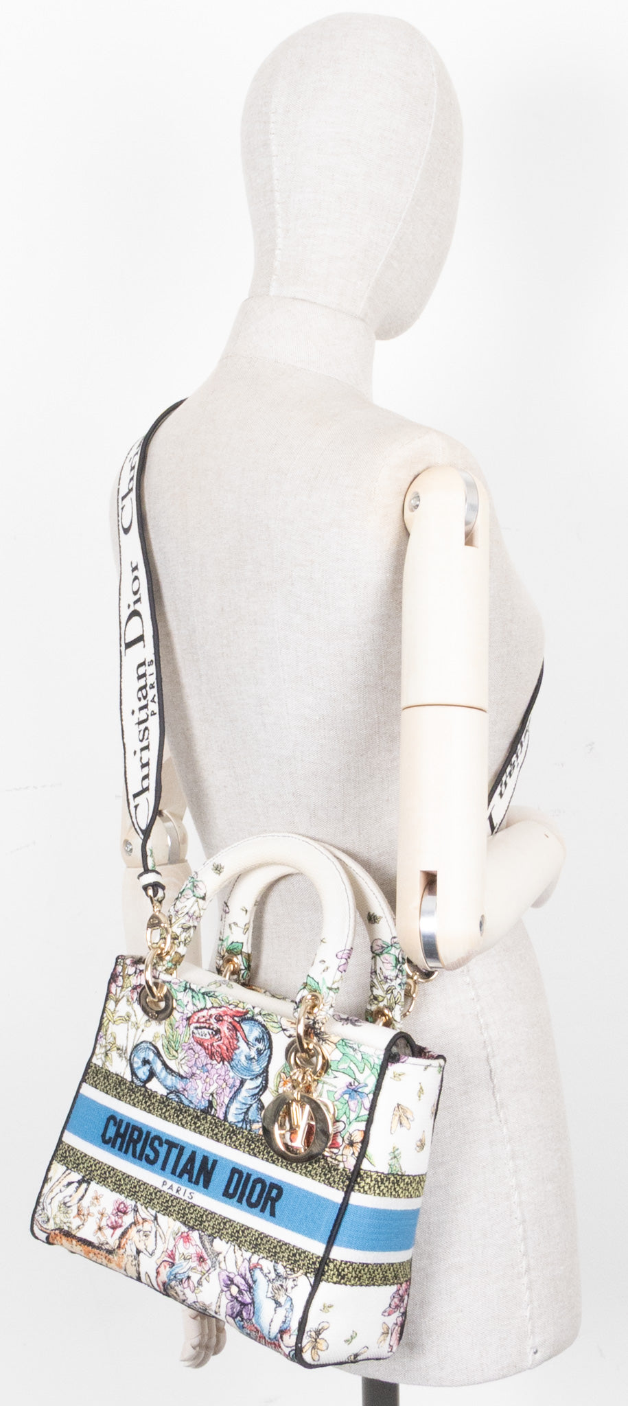 CHRISTIAN DIOR Lady Dior D-Lite Toile Florale