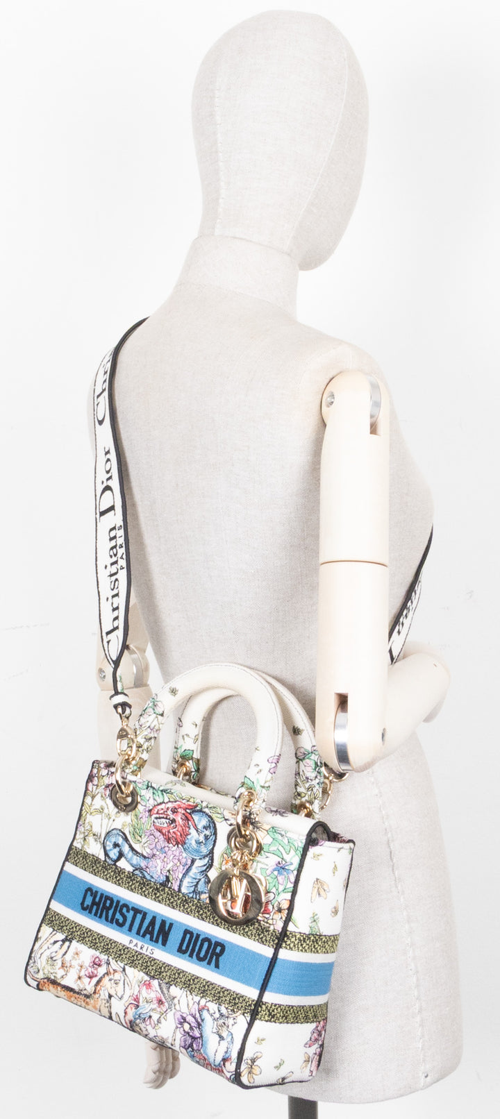 CHRISTIAN DIOR Lady Dior D-Lite Toile Florale