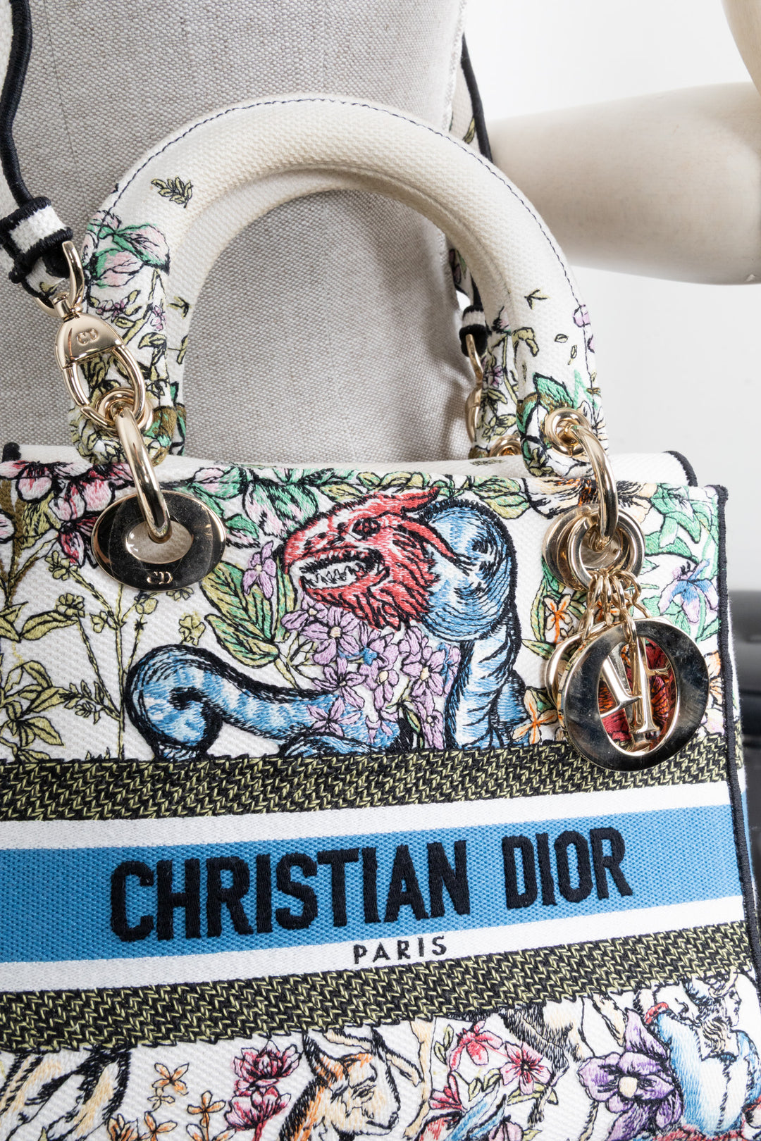 CHRISTIAN DIOR Lady Dior D-Lite Toile Florale