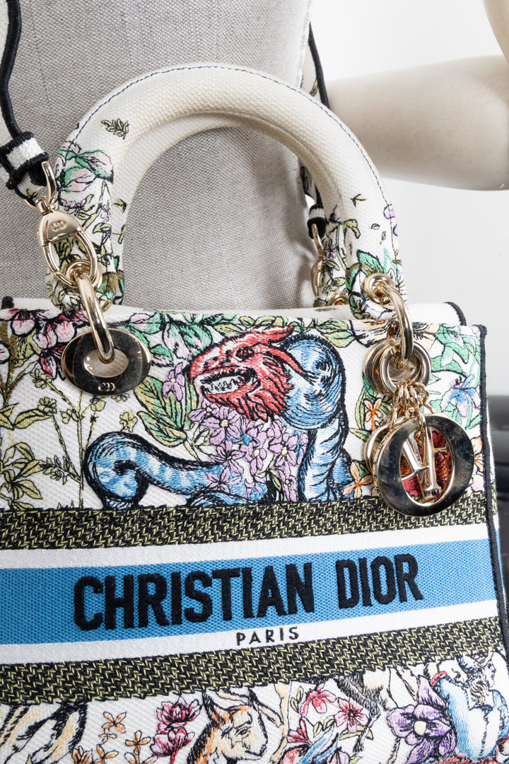 CHRISTIAN DIOR Lady Dior D-Lite Toile Florale