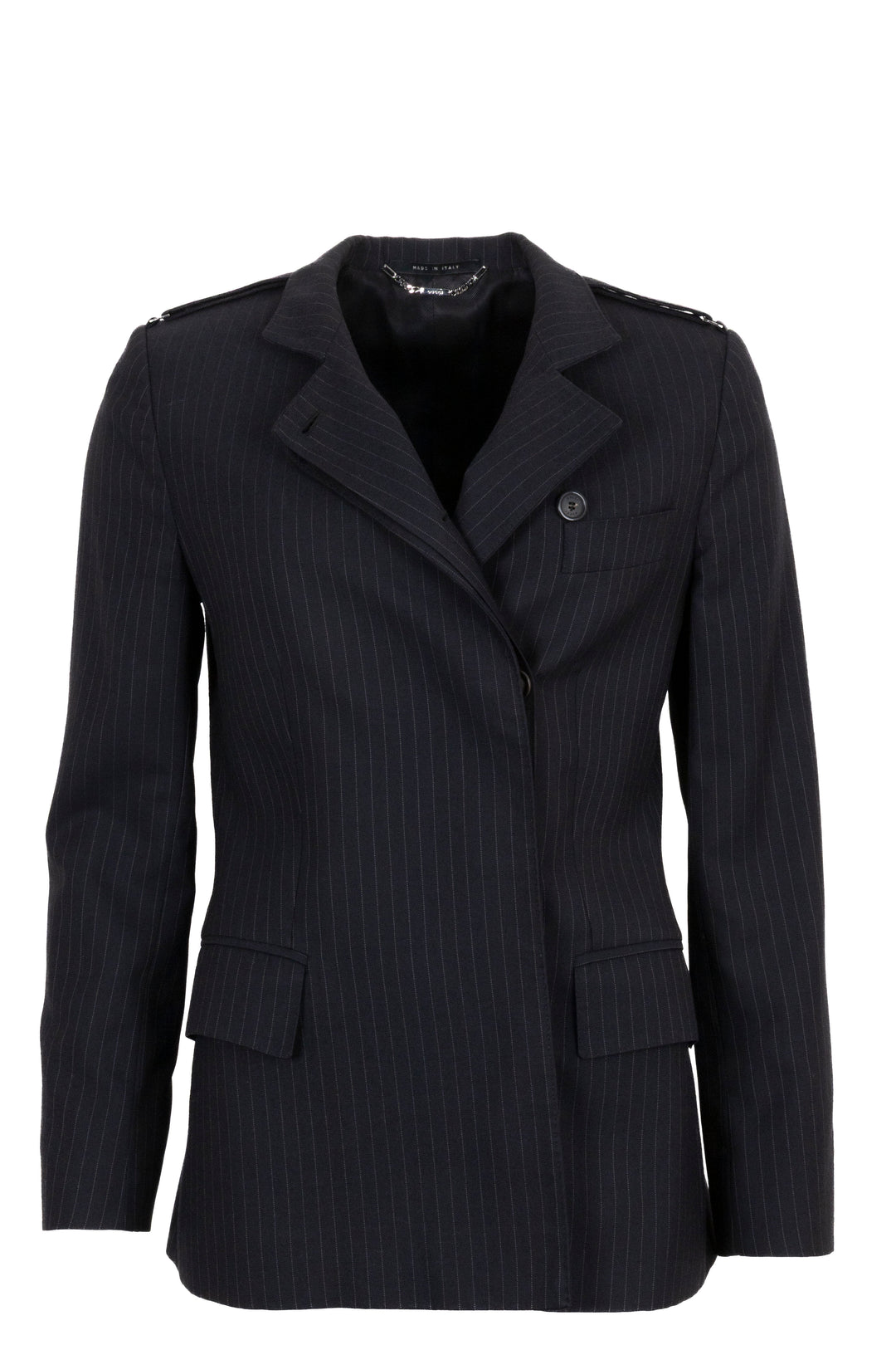 GUCCI Tom Ford Blazer rayé bleu marine