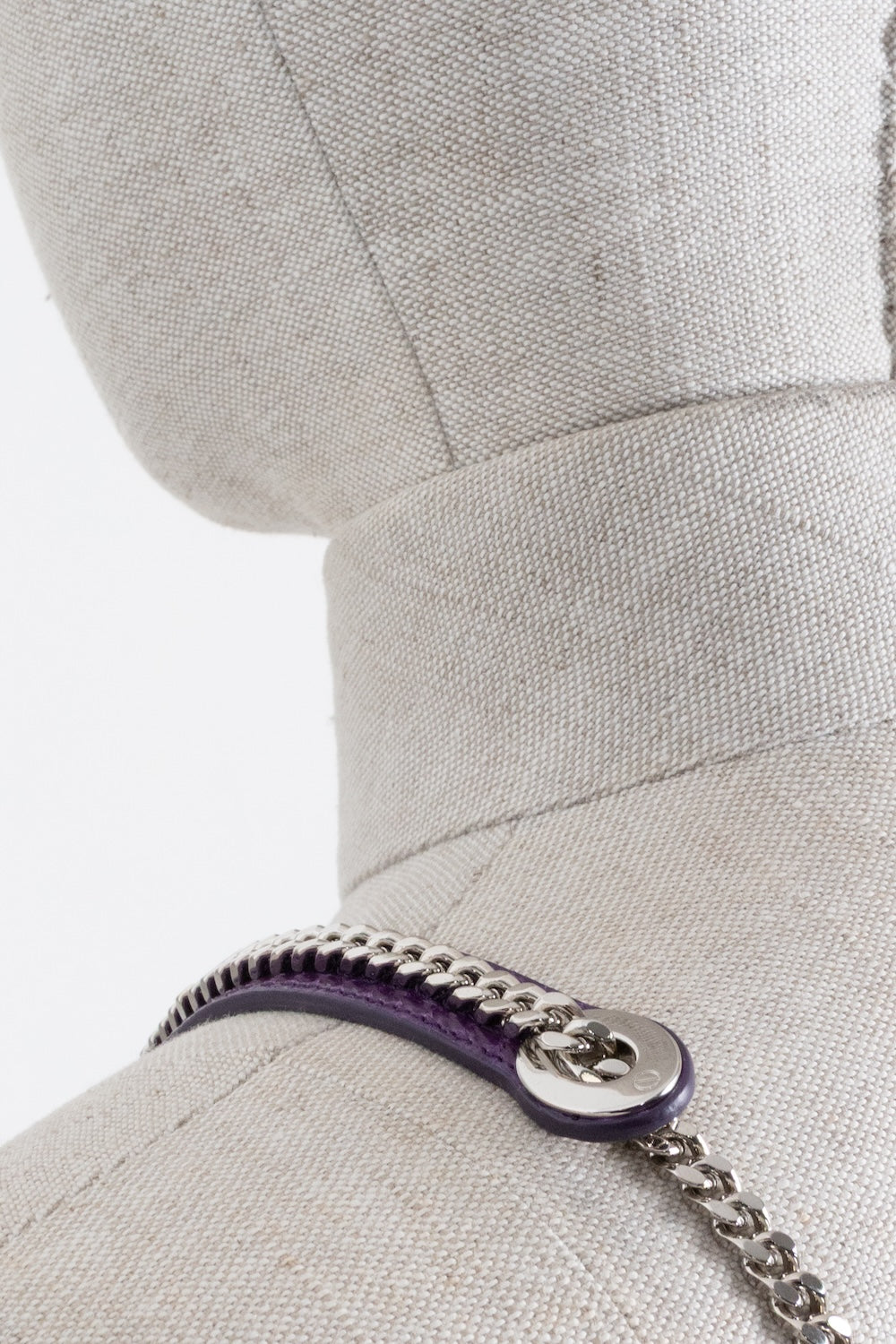 CHRISTIAN DIOR Mini Lady Dior Python Purple