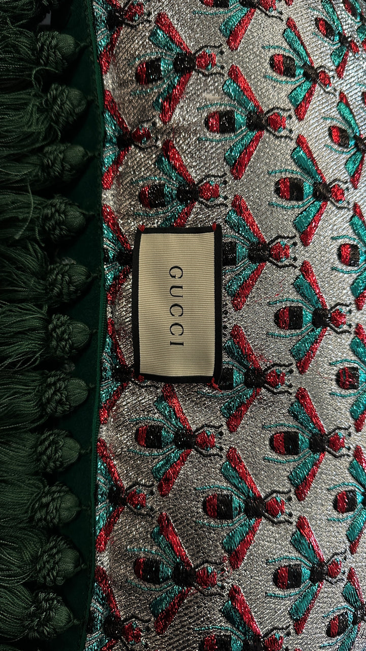 GUCCI Tiger Pillow Green