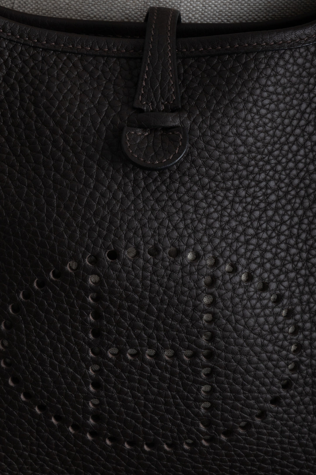 HERMÈS Mini Evelyne TPM 16 Amazone Clemence Ebene