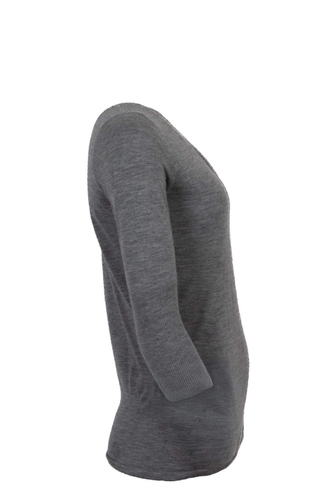 CHANEL Knit Top Cashmere Grey
