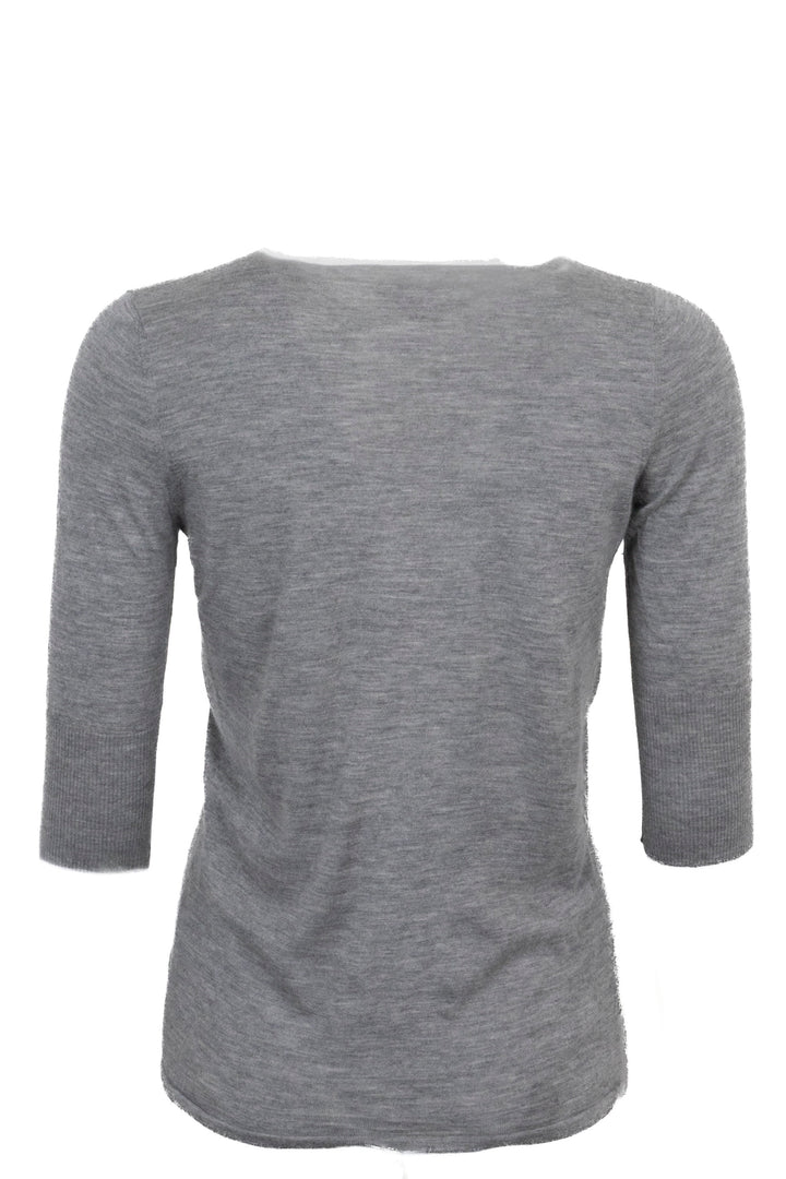 CHANEL Knit Top Cashmere Grey