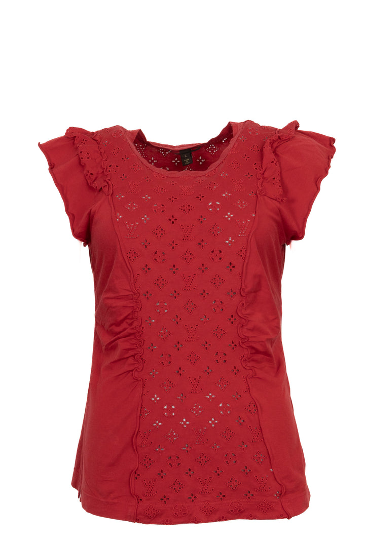 LOUIS VUITTON T-Shirt MNG Red