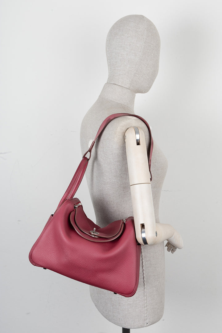 HERMÈS Lindy 26 Rouge Berlin Clemence