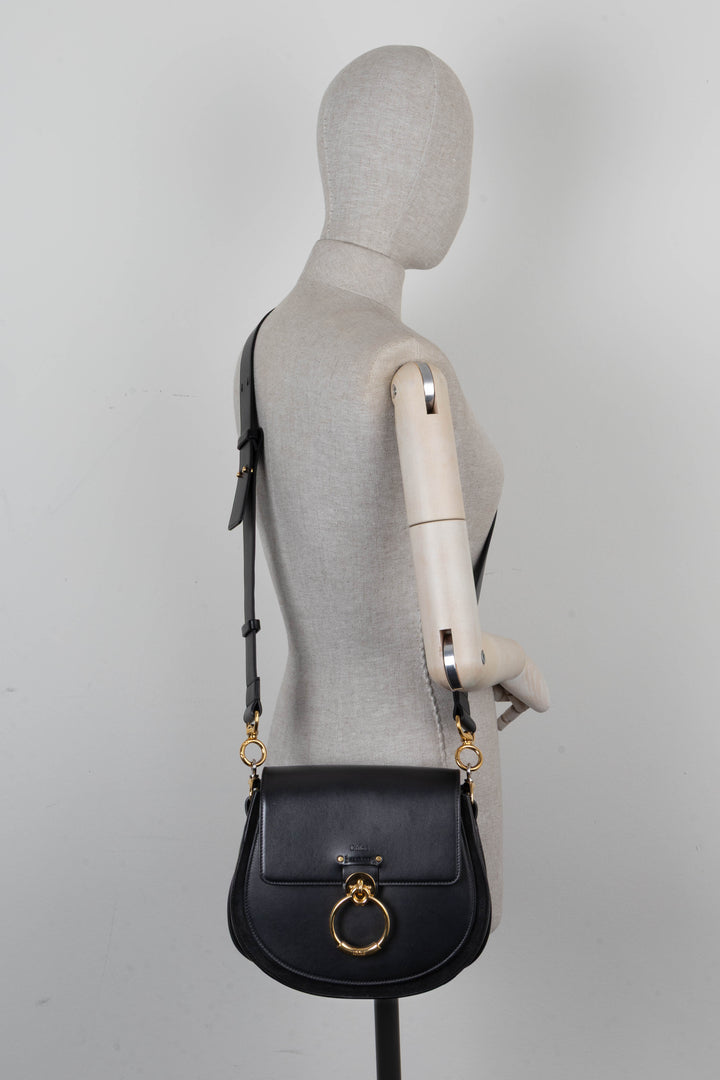 CHLOÉ Medium Tess Crossbody Bag Black