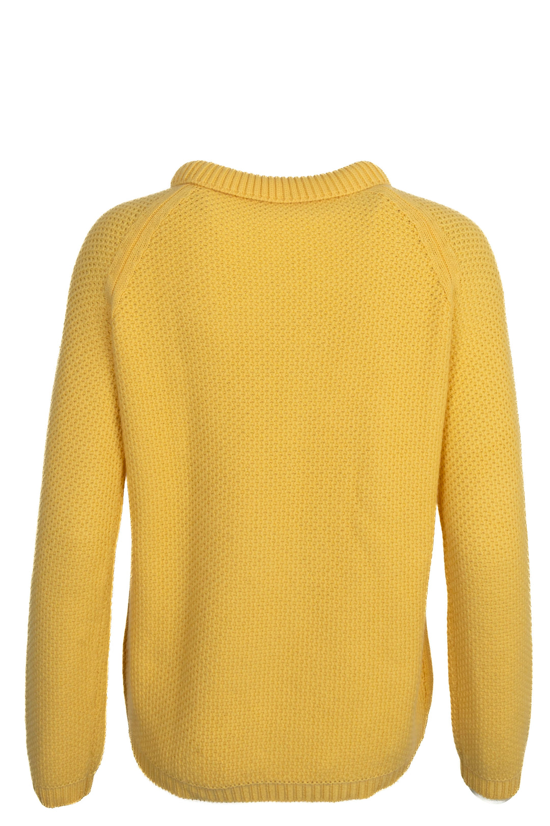 LORO PIANA Peter Pan Collar Knit Cashmere Yellow