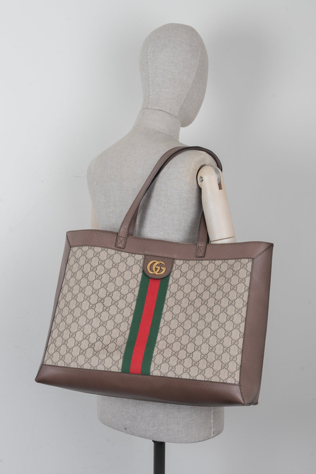 GUCCI Ophidia Tote Bag GG Supreme
