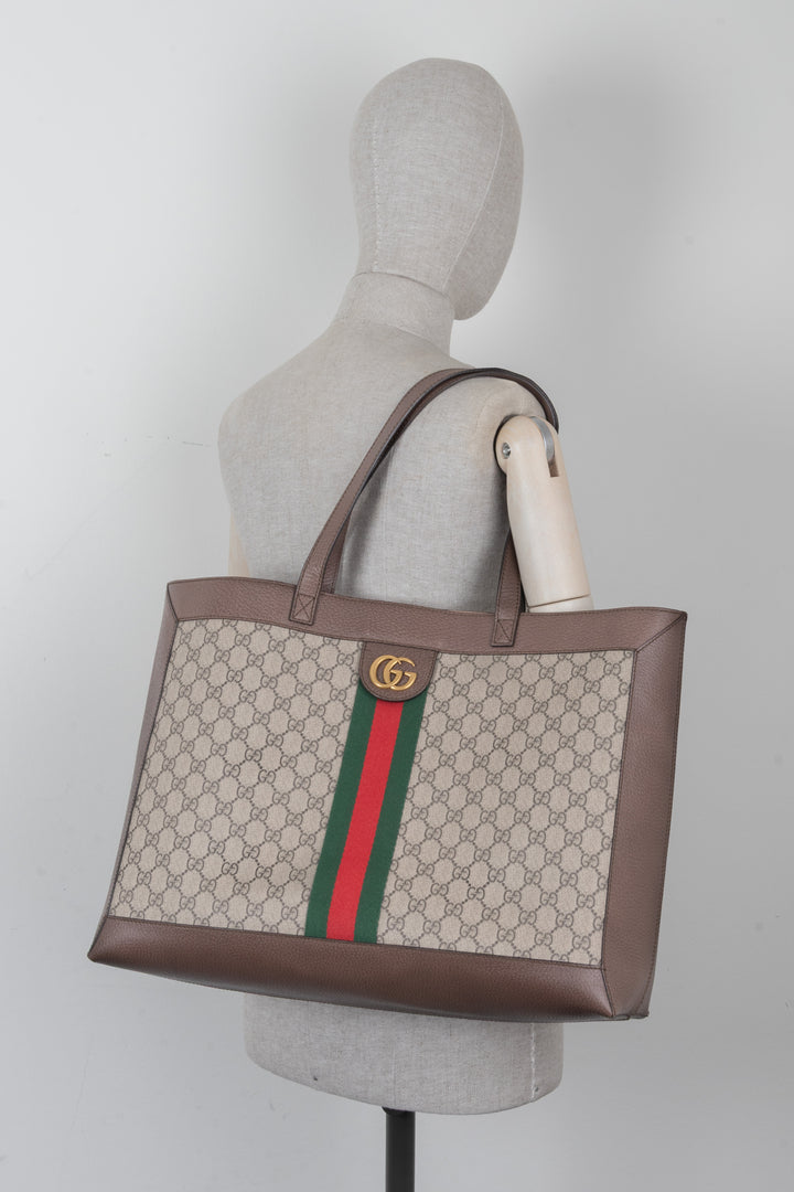 GUCCI Ophidia Tote Bag GG Supreme