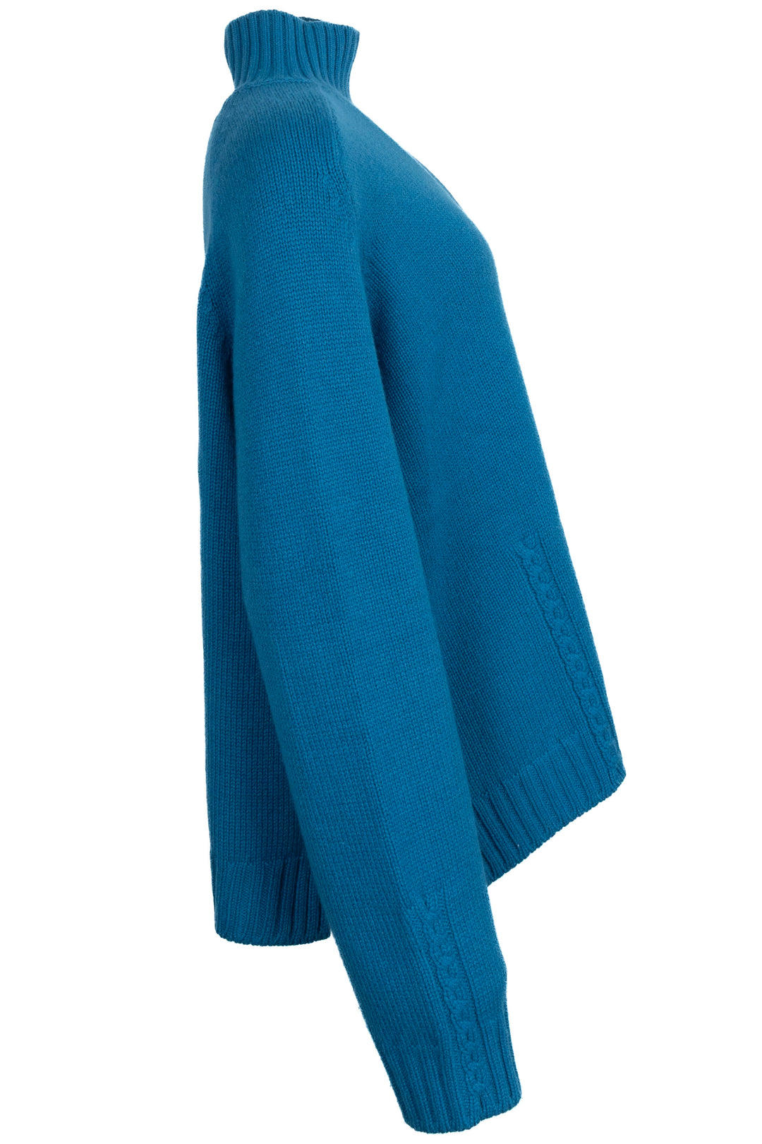 LORO PIANA High Neck Knit Cashmere Blue