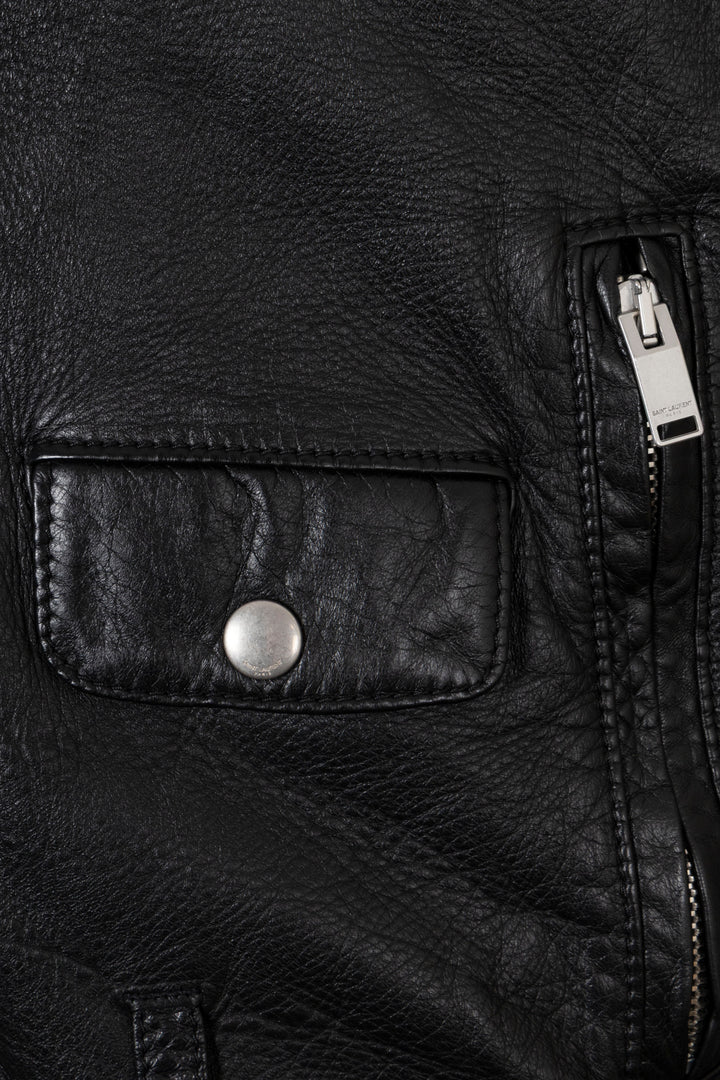 SAINT LAURENT 2016 Biker Jacket Leather Black