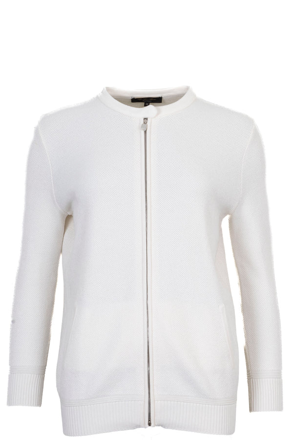 LORO PIANA Knit Cardigan White