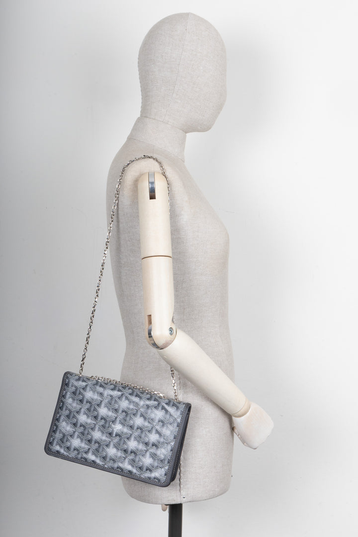 GOYARD Alexandre III Bag Goyardine Grey
