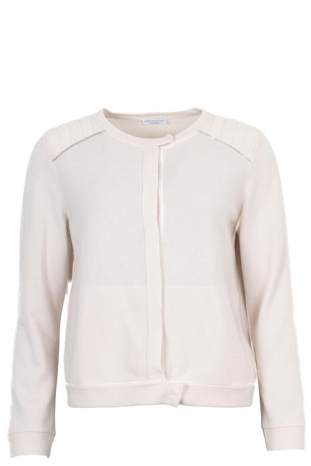 BRUNELLO CUCINLELLI Cardigan Cashmere Ivory