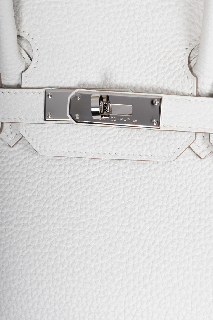 HERMÈS Birkin 30 Retourne Clemence Beton
